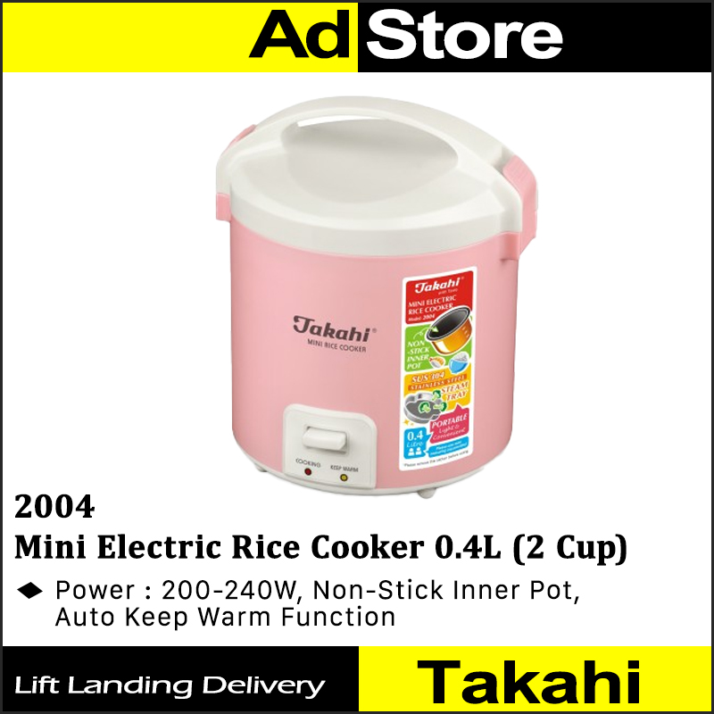 Takahi 1523 2-Cup Mini Electric Rice Cooker