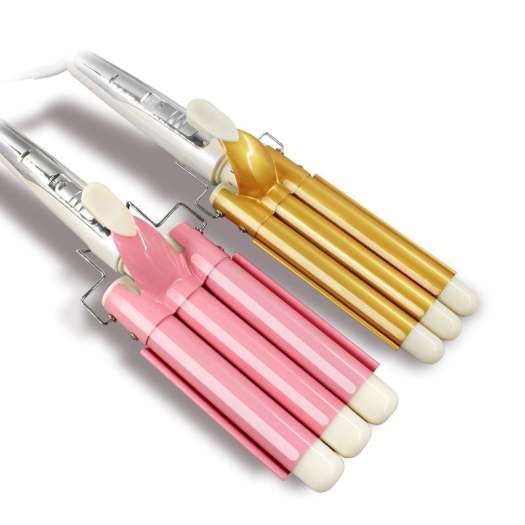 Máy bấm tóc gợn sóng,uốn tóc 3 trục,uốn tóc xoăn tự động phong cách Hàn quốc,size 25 chuẩn, ưu chuộng mọi SALON tóc - BH 12 tháng