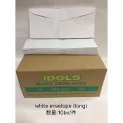 WS★COD Long white envelope 50pcs/pack long/short