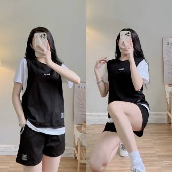 Set Cộc Đùi Nữ - Bộ Đồ Quần Short Áo Thun Tay Lỡ Form Rộng Ulzzang Hot- Bộ Đùi Thể Thao - Nắng 79.store