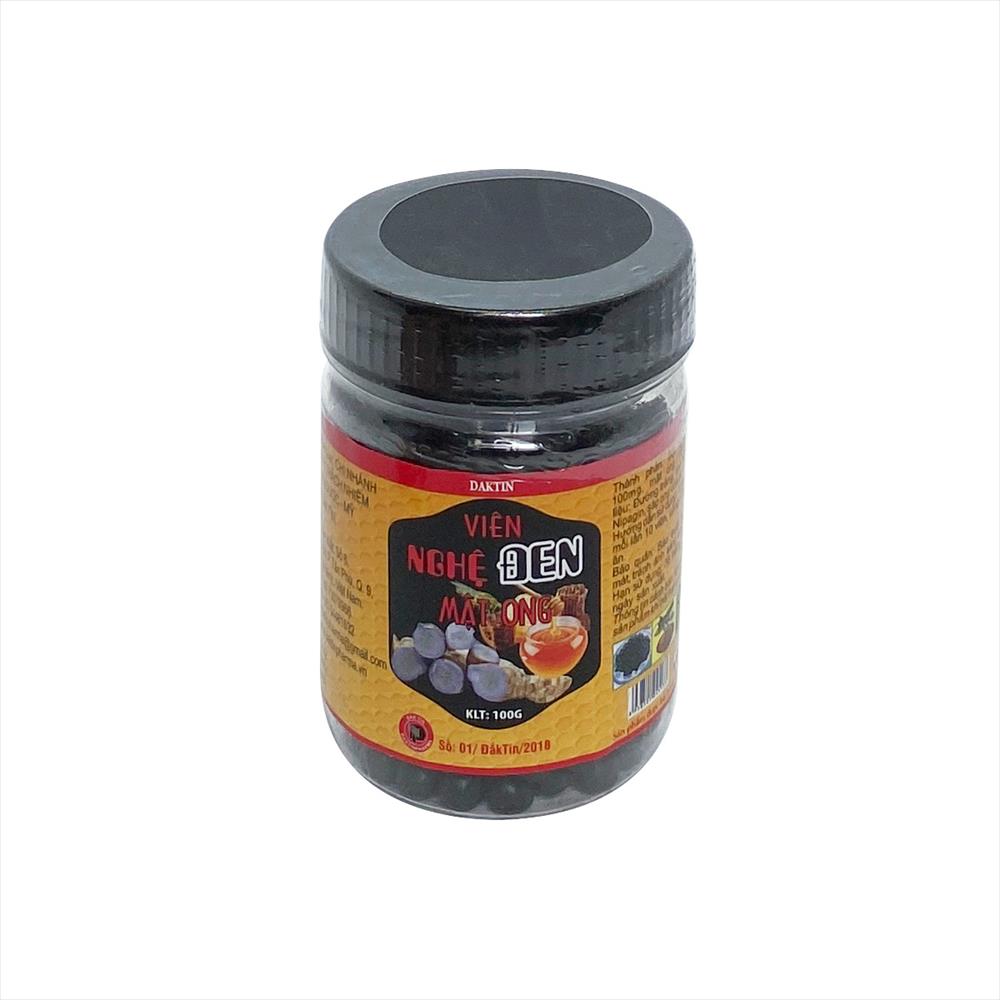 Viên nghệ đen mật ong daktin 100g