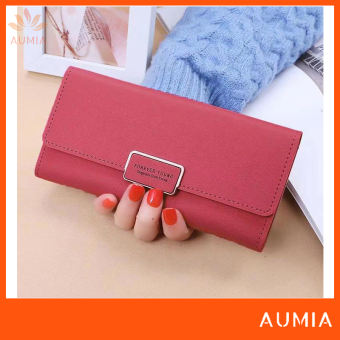 Ví nữ bóp nữ  dáng dài cầm tay đẹp giá  rẻ nhiều ngăn tiện lợi AUMIA VD15