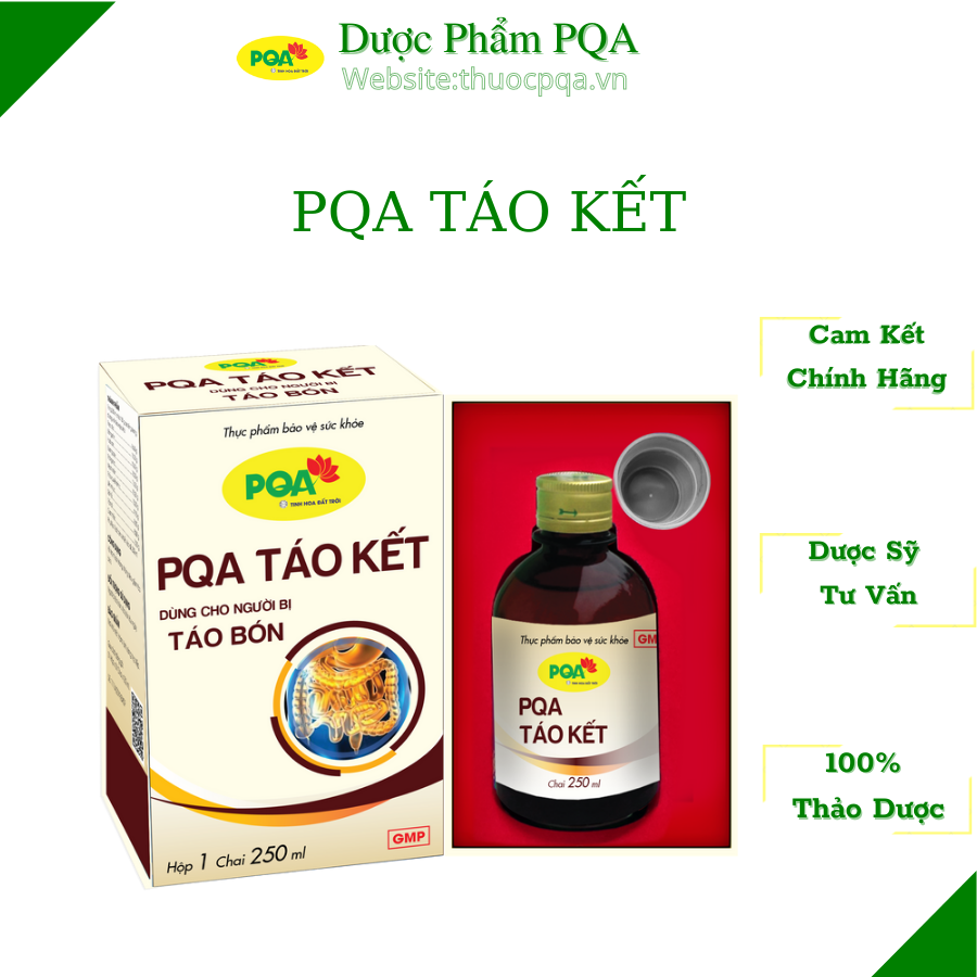 PQA Táo Kết - Táo Bón Cho Trẻ, Táo Bón Người Lớn