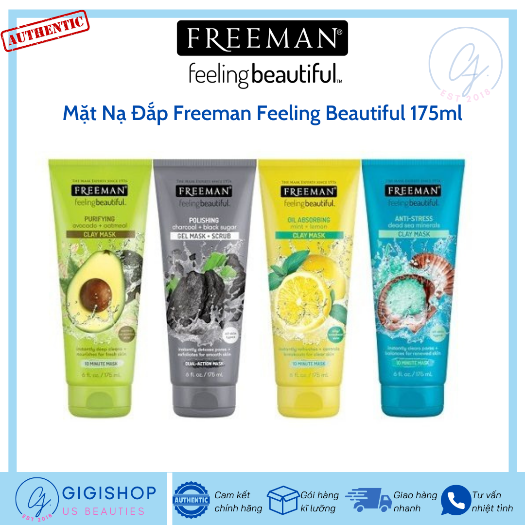 Mặt Nạ Đất Sét Freeman Feeling Beautiful Clay Mask 175ml