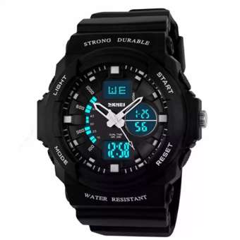 Đồng hồ thể thao - đồng hồ thời trang nam chống nước SKMEI 0955 Đen trắng