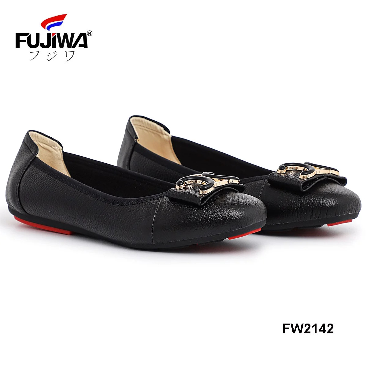Giày Nữ Da Bò FUJIWA - FW2142. Da Thật Cao Cấp. Được Đóng Thủ Công