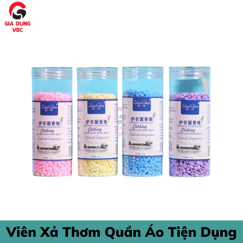 Hạt Xả Vải Lưu Hương Quần Áo 4 Mùi Siêu Thơm Làm Mềm Vải, Hộp Viên Xả Vải Nhiều Mùi Dễ Dàng Sử Dụng Tiện Lợi