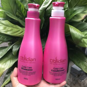 Dầu gội xả dưỡng màu tóc nhuộm OBSIDIAN Color Care 580mlx2
