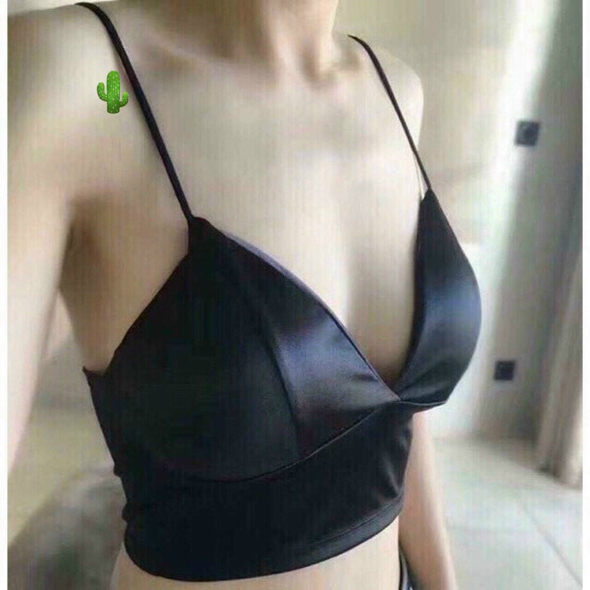 Áo Bra Hai Dây Cúp Ngực Hở Lưng Satin Lụa Cực Đẹp TTPK0349