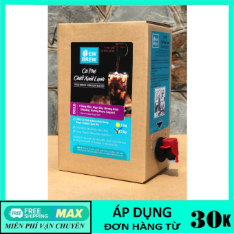Cà phê chiết xuất lạnh New Brew Cold Brew pha sẵn NewBrew BOLD hộp 3 Kg