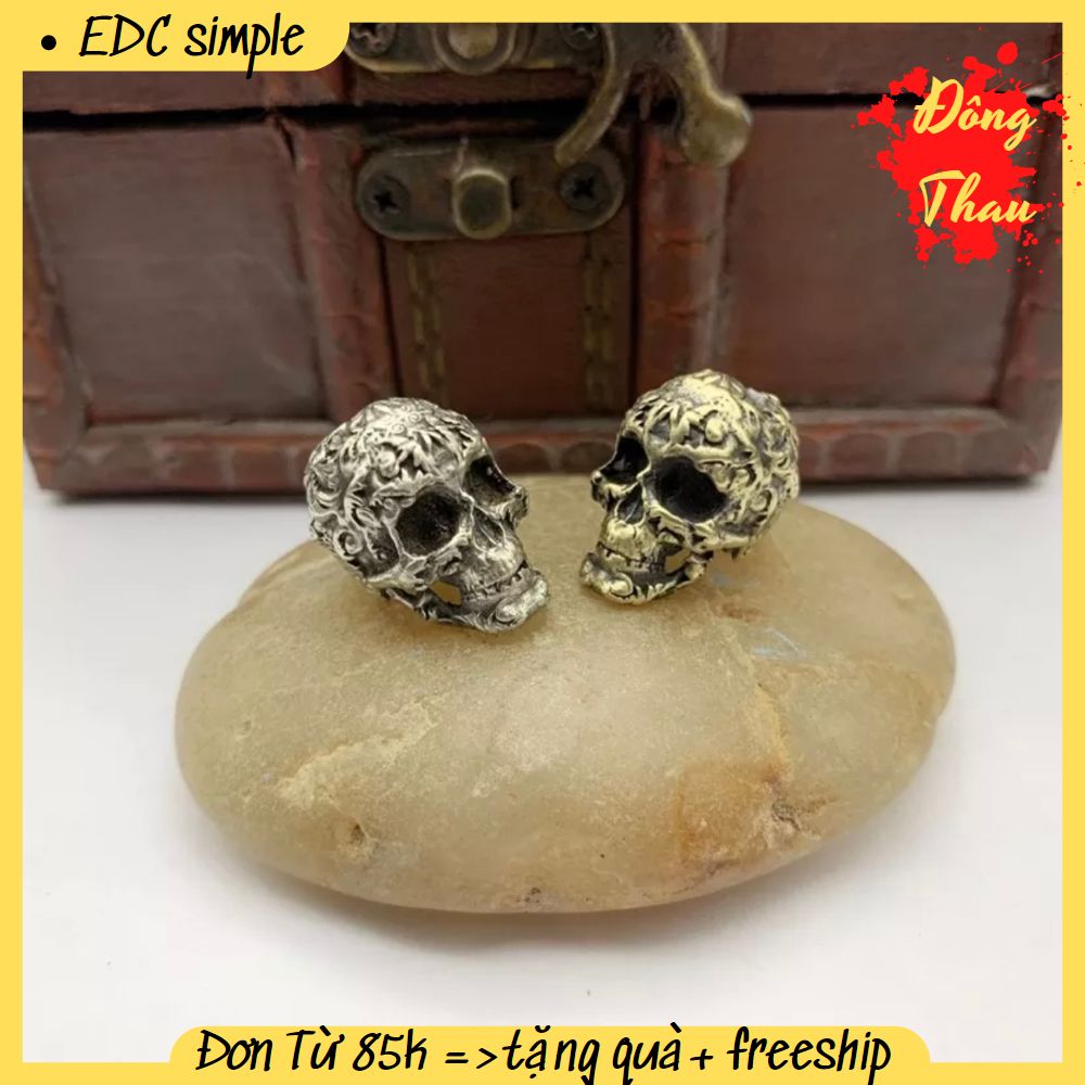 Hạt bead trang trí móc khoá tạo hình dây paracord handmade độc lạ