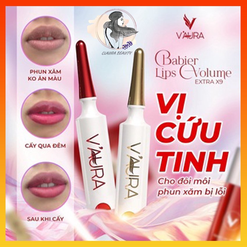 [HCM] Tinh Chất Cấy Màu Môi Vaura Giúp Môi Hồng Tự Nhiên Hết Thâm Môi Môi Khô Môi Nứt Nẻ Mỹ Phẩm Công Nghệ Hàn Quốc Claura Beauty