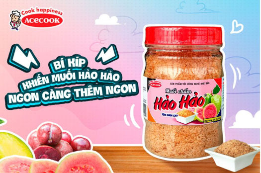 Muối chấm hảo hảo acecook tôm chua cay hũ 120gr