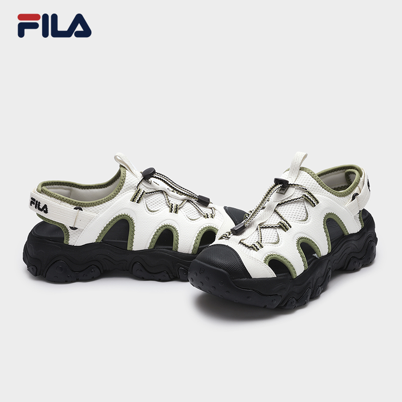 Fila sandals with straps white outlet