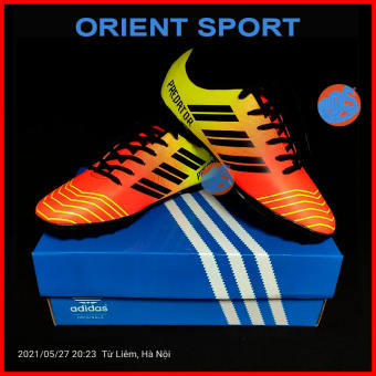 Giày Đá Bóng Sân Cỏ Nhân Tạo P19-Kèm Tất-Khâu Đế 100%-Giày Đá Banh Sân Cỏ Nhân Tạo