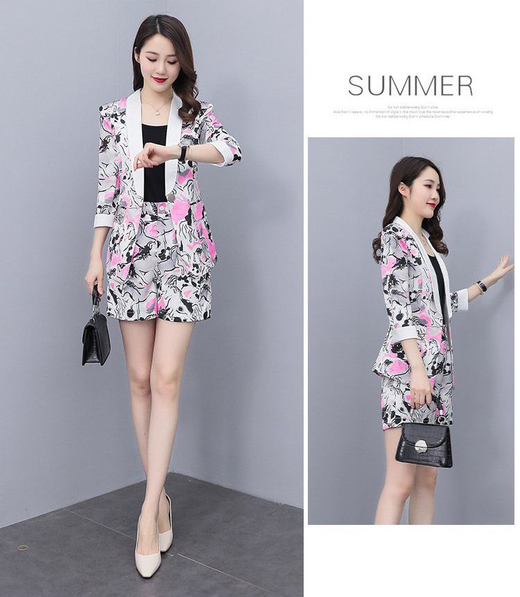 Bộ vest 3 món họa tiết cao cấp