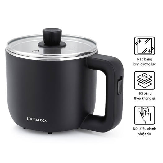 Nồi Điện Đa Năng Lock&Lock EJP116BLK (0.8 Lít)