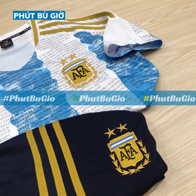 [ẢNH THẬT] Bộ ARGENTINA Training Mẫu Mới Mùa 2022 - Phút Bù Giờ Sports