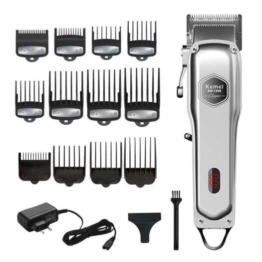 Tông Đơ Kemei KM-1998, bảng giá 1/2022 Tông Đơ Kemei Model KM-1998 Hàng Chuẩn Salon Tông đơ cắt tóc Kemei 1998 Chính Hãng Pin Lithium TÔNG ĐƠ CẮT TÓC KEMEI KM - 1998 MÁY NHẸ SIÊU MẠNH Tông đơ cắt tóc kemei km-1998