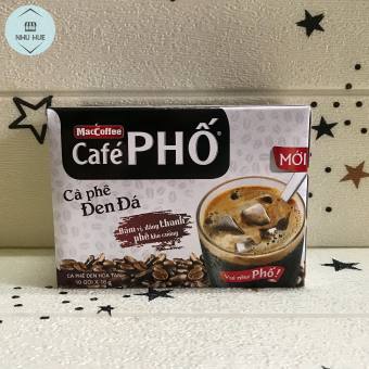 Cà phê đen đá Maccoffee Cafe Phố (hộp 10 gói x 16g)