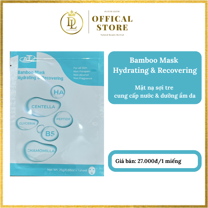 [HCM] Combo AT Bamboo Mask Hydrating & Recovering 25g - Mặt nạ phục hồi, làm dịu & cấp ẩm cho da