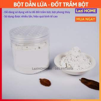 Nụ trầm hương bột dẫn lửa, Trầm hương bột đốt trầm - Dùng chơi trầm, tạo hình trầm bột