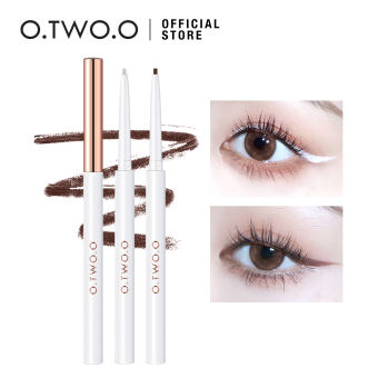 Bút chì kẻ mắt siêu mảnh 1.0mm O.TWO.O có 4 màu kháng nước đường kẻ mịn trang điểm mắt hiệu quả 13g