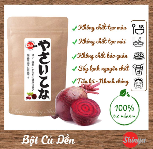 BỘT CỦ DỀN SẤY LẠNH NGUYÊN CHẤT 50G