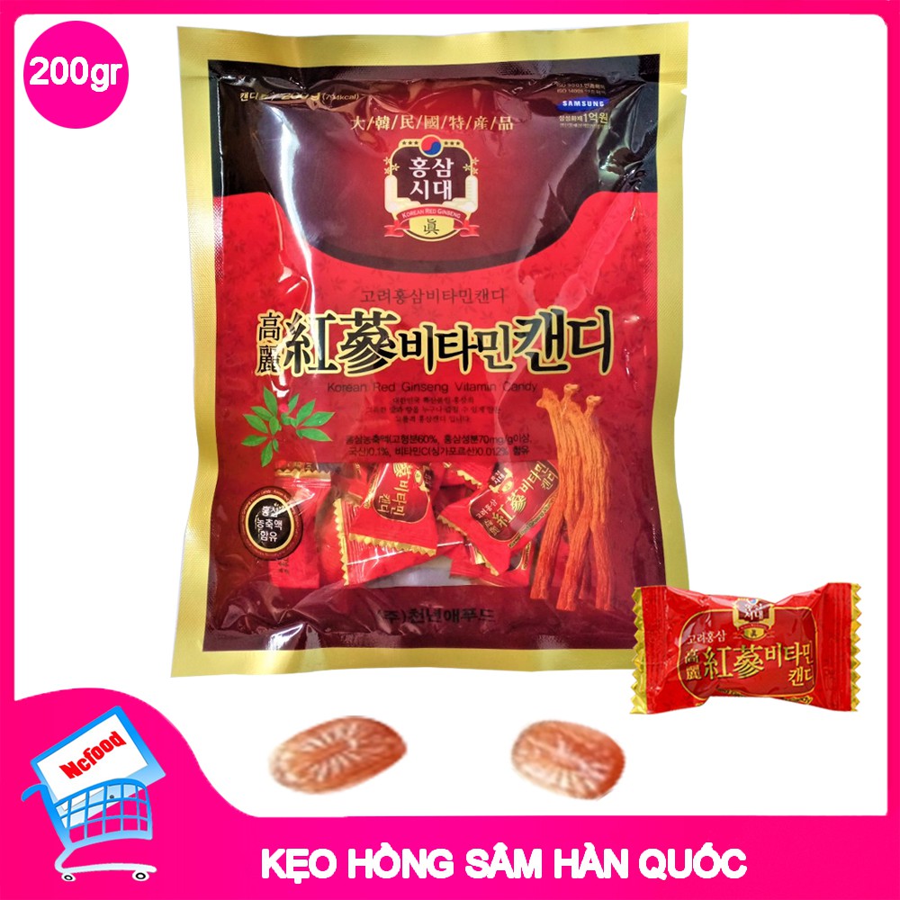 Combo 3 gói kẹo sâm hàn quốc