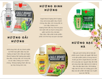 Dầu nóng con ó 24ml trắng, vàng, xanh