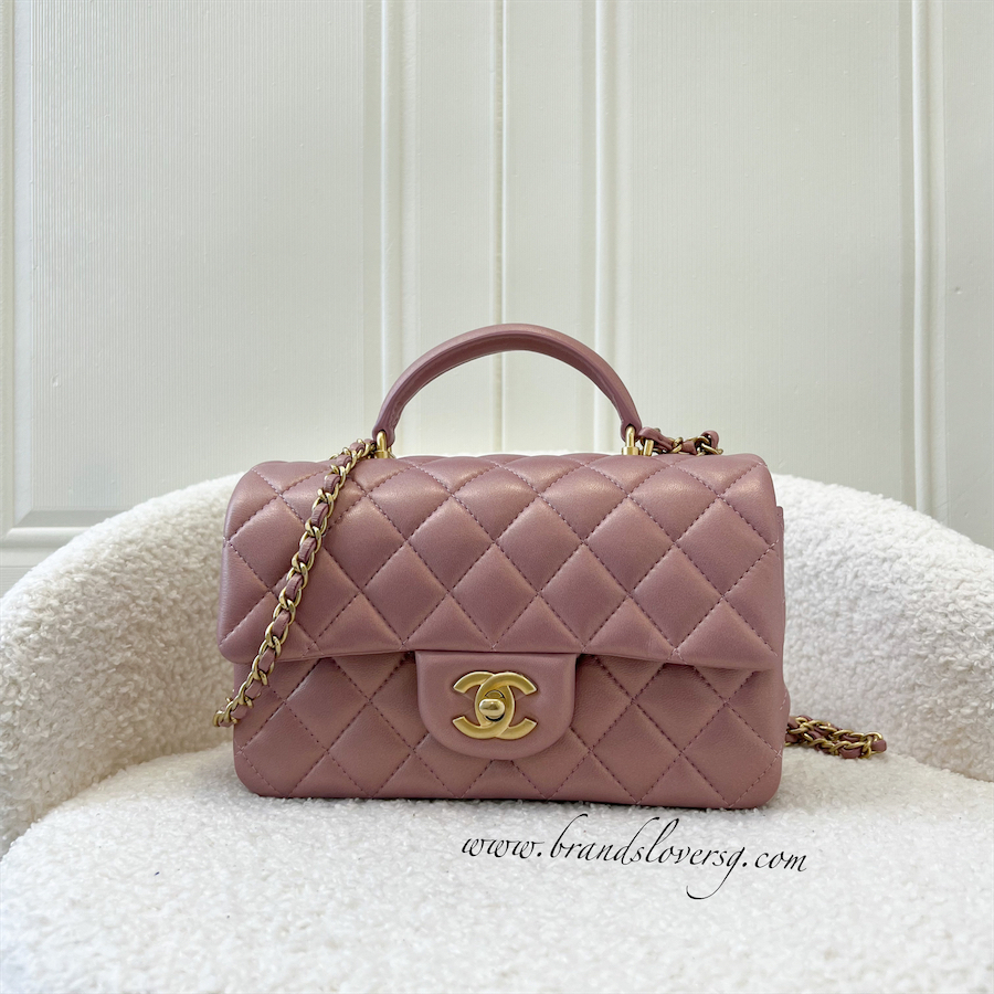 chanel pink ombre bag
