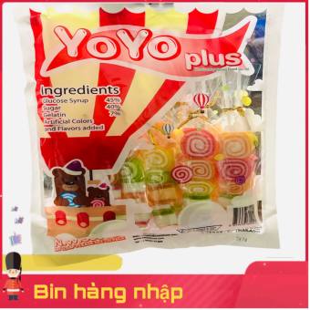 Kẹo Dẻo Xiên Que Thái Lan Yoyo Plus Gói 12 Que