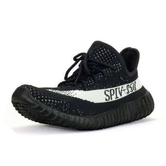 Giày Sneaker YZF 350 Nữ Thời Trang Màu Đen Sọc Trắng