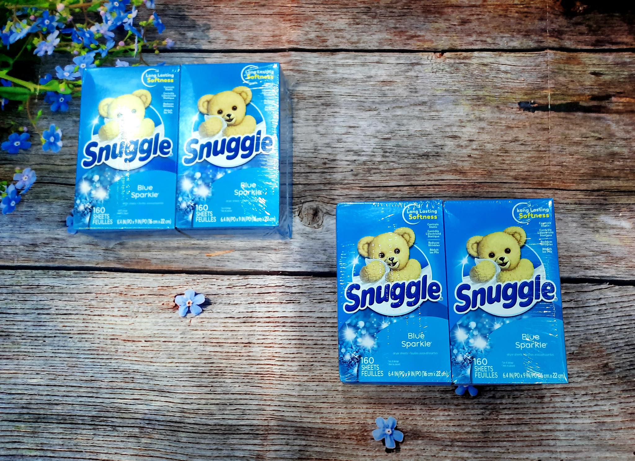 Giấy thơm làm mềm quần áo hiệu Snuggle - 160 miếng