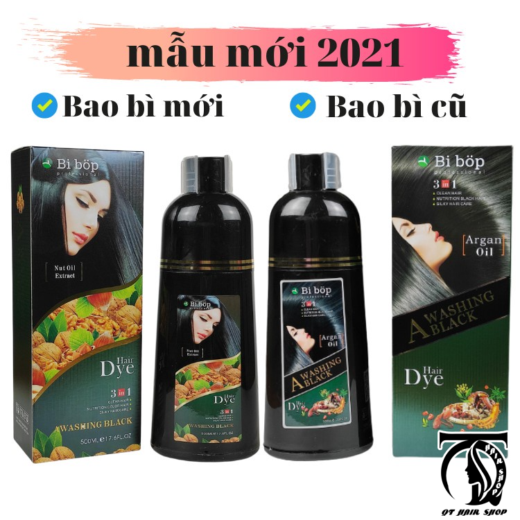 Dầu gội thảo dược bibop - phủ đen tóc tinh chất thảo dược 500ml