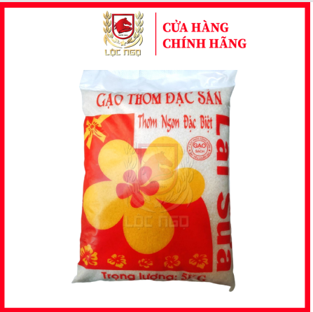 Gạo lài sữa - bao 5 kí - thơm dẻo ngọt cơm