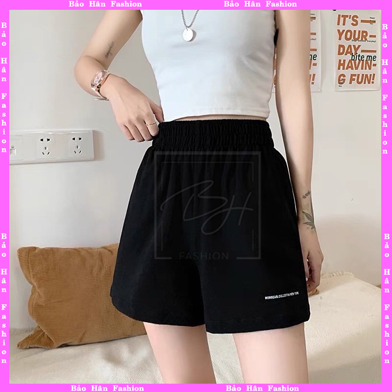 🍓 Quần sort nữ quần đùi chất đủi co giãn cực mát thoải mái tham gia thể thao hoạt động ngoài trời