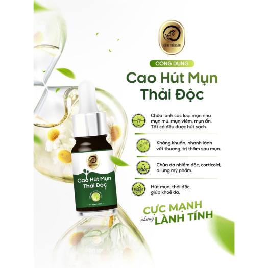 CAO HÚT MỤN THẢI ĐỘC HOÀNG THIÊN SÂM
