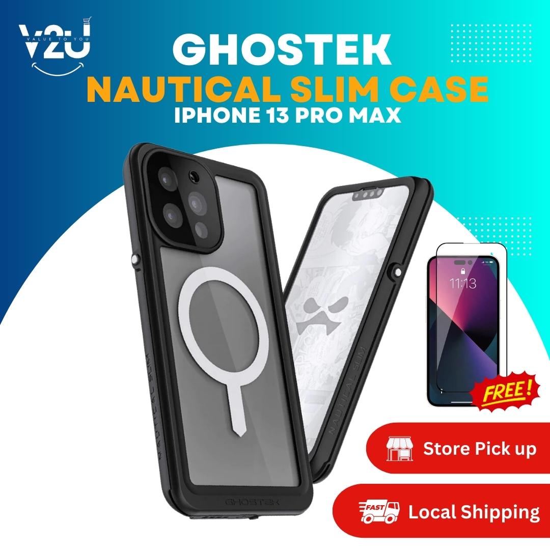 Ghostek - Nautical Slim Case for iPhone 13 Pro Max - Black