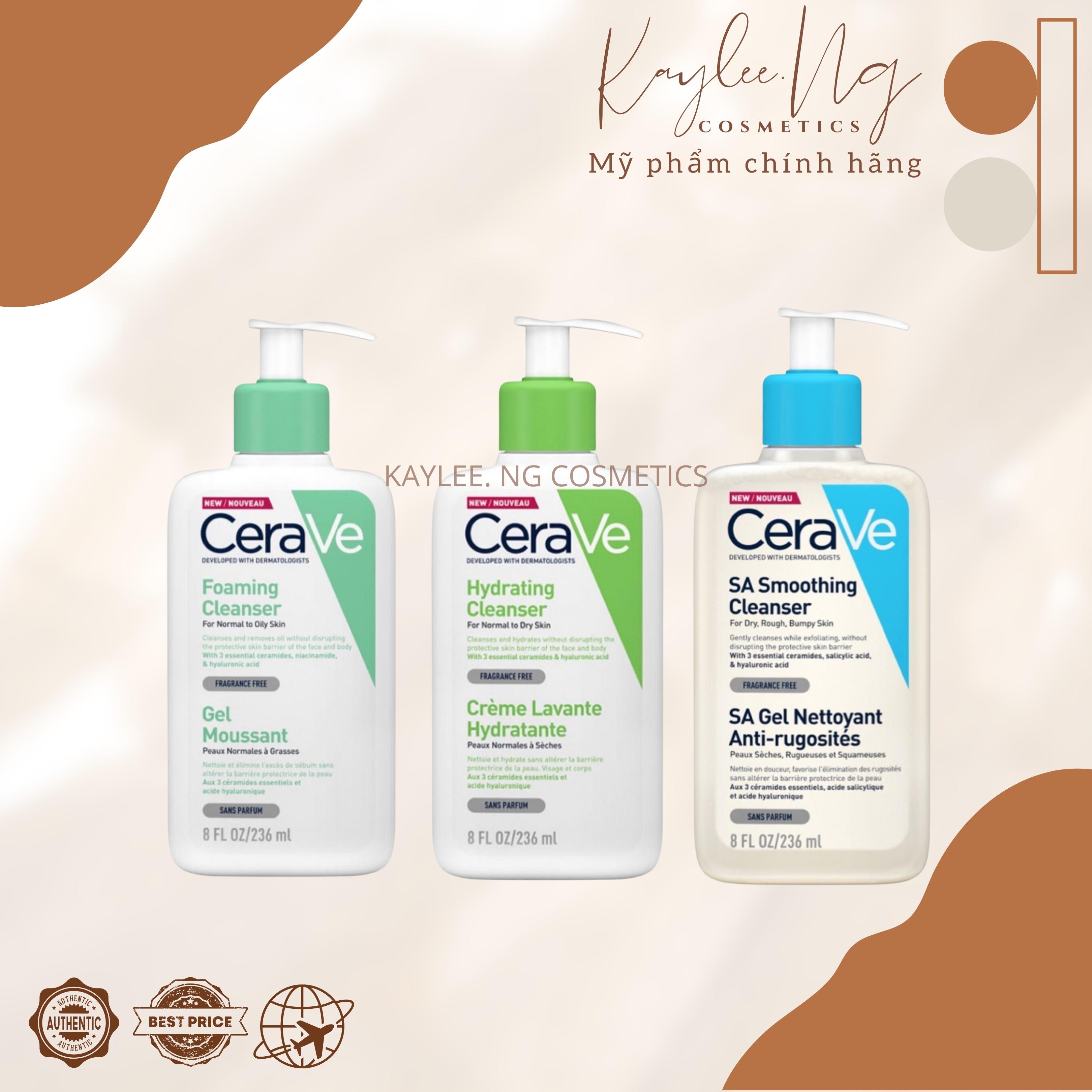 Sữa rửa mặt cerave - bản pháp