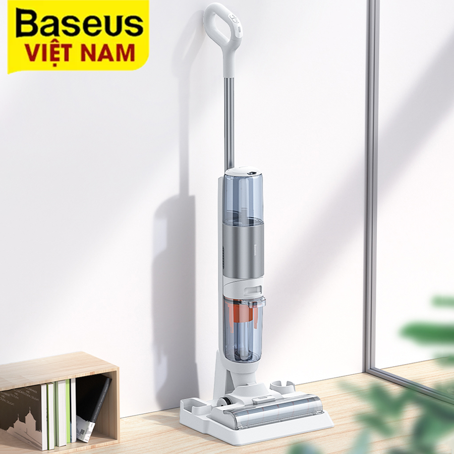 Robot hút bụi Máy Hút Bụi Không Dây thông minh Baseus X3 tạo dung dịch nước điện phân, hút, rửa, tự làm sạch... điều khiển qua App