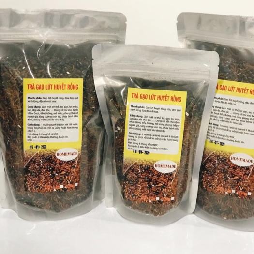 Trà Gạo Lứt Huyết Rồng, trà gạo lứt ĐẬU ĐEN LÒNG XANH và ĐẬU ĐỎ Giảm Cân và Thanh Lọc Cơ Thể - 1KG