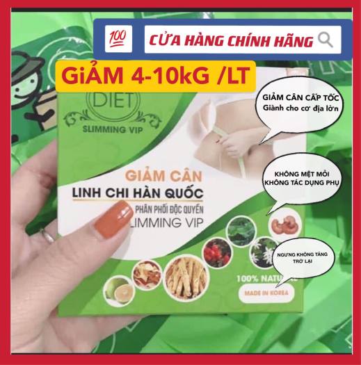 GIẢM CÂN LINH CHI HÀN QUỐC Simming VIP HỘP 30 VIÊN - TẶNG 15 VIÊN DETOX