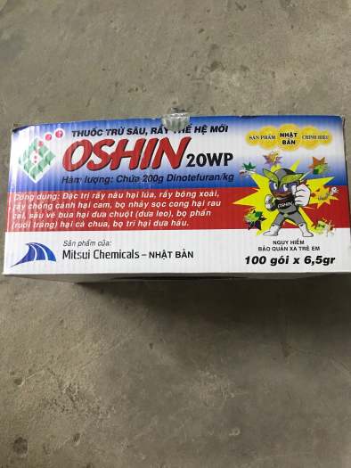 Combo 5 gói thuốc trừ sâu, rầy bọ trĩ Oshin 20Wp (Dinotefuran 200g/Kg)- VTNN Năm Bưu