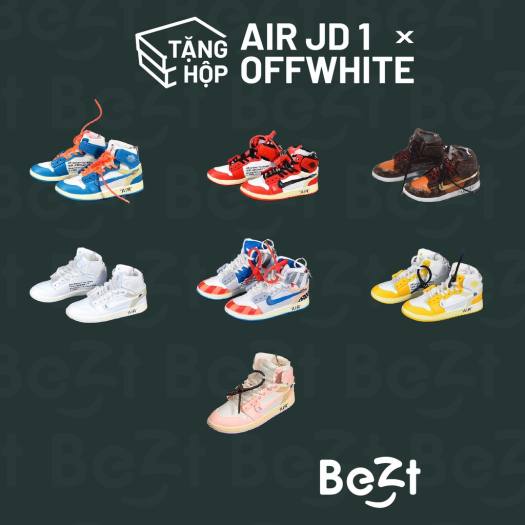 Móc Khóa Giày Mini Sneaker  Jordan 1  Mô Hình Giày tỷ lệ 16 Tặng Box   Lazadavn