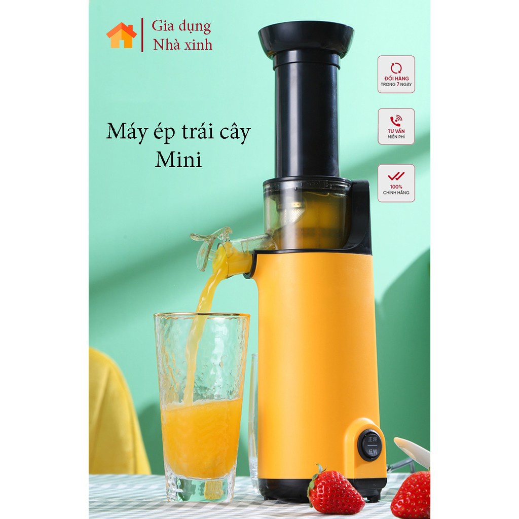 Máy ép chậm mini, máy ép chậm trái cây chính hãng
