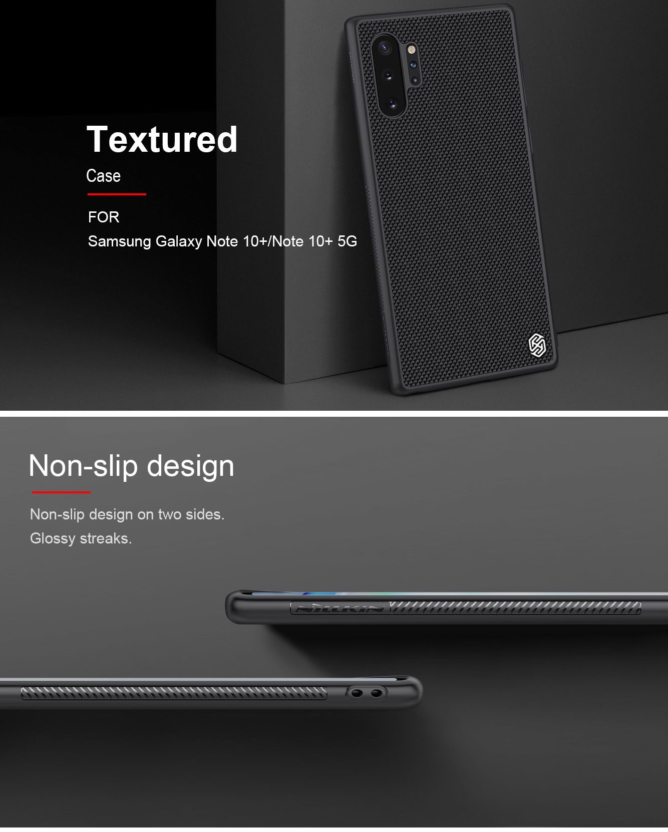Ốp lưng Galaxy Note 10 Plus Nillkin Textured Case