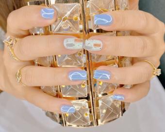 Nail Box > Móng up vẽ trang trí Hàn Quốc Làm theo số đo và mẫu yêu cầu hoặc mẫu có sẵn