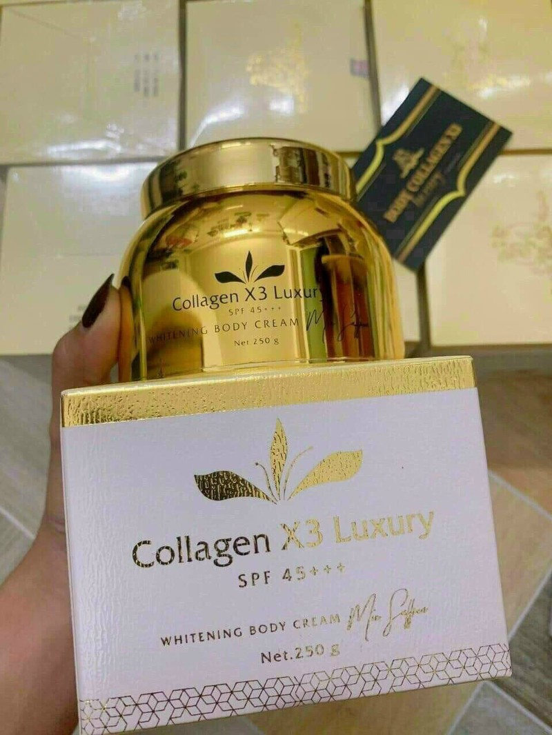 Kem Body Collagen X3 Luxury Chính hãng - Kèm Phiếu bảo hành