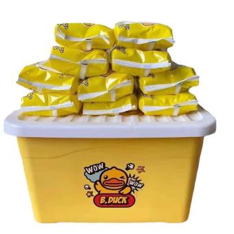 Thùng 10 Gói Khăn Giấy Uớt Đa Năng Con vịt Vàng - Hàng nội địa Trung